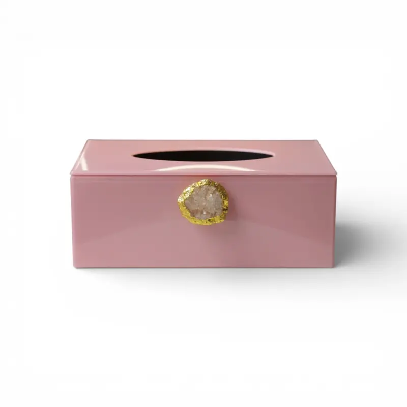 Pink Decorative Tissue Holder Box 1
