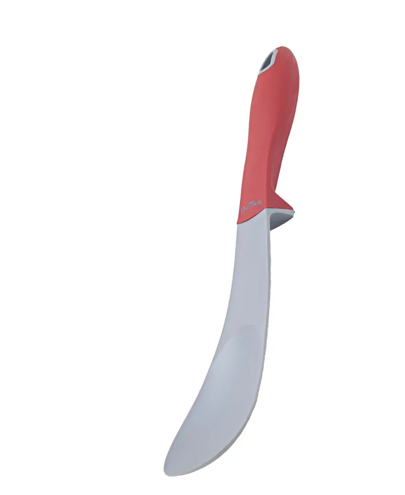 Pintinox Up Balanced Kitchen Spoon – Grey Handle, Red Detailing 1