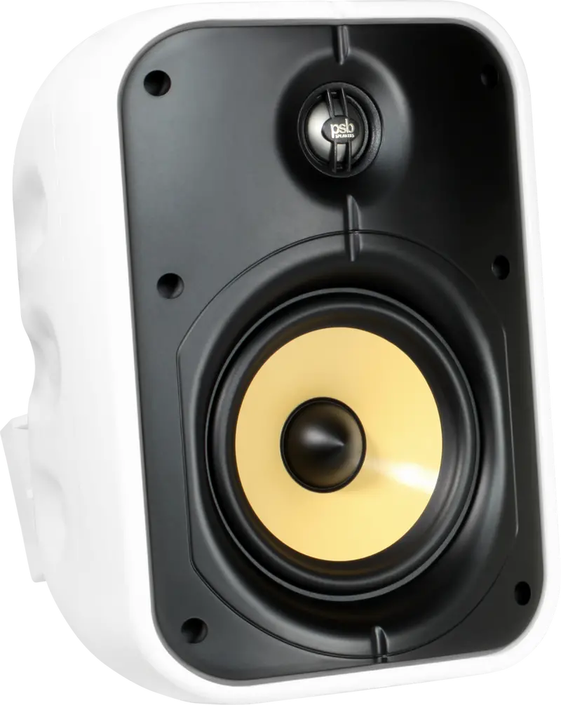 Psb Cs500 5.25" Two-Way Bookshelf Speakers – White 1