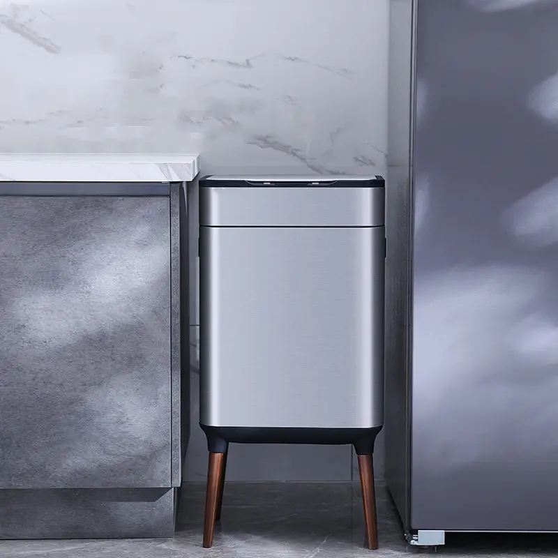 Rechargeable 50-Liter Smart Sensor Kitchen Bin With Legs 1