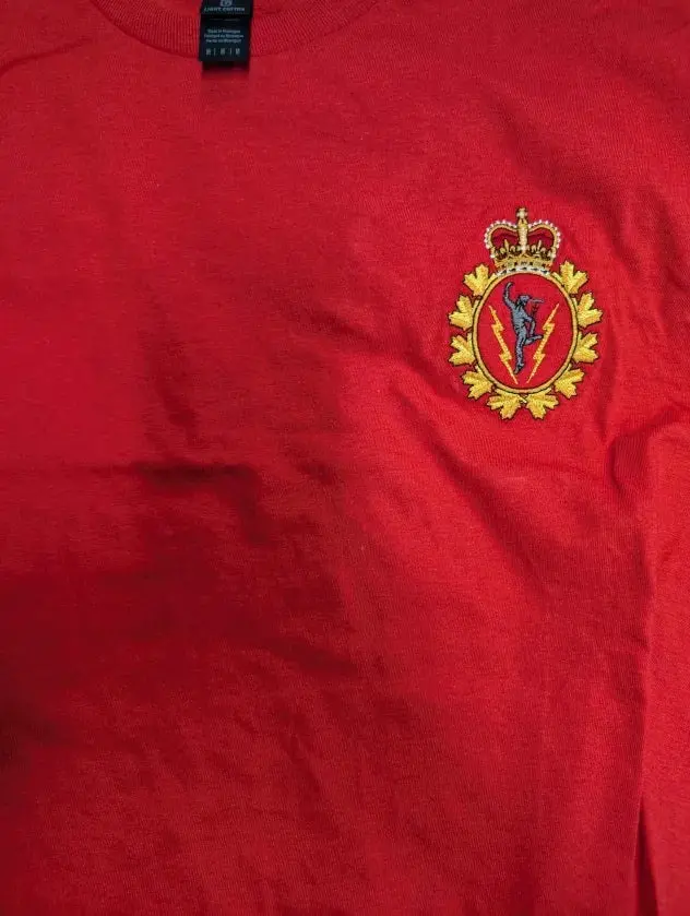 Red C&E Embroidered T-Shirt 1
