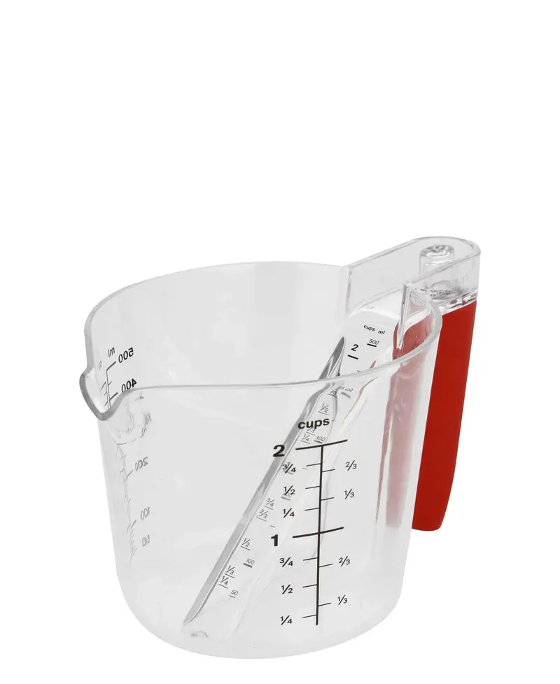 Red-Handled Transparent Measuring Jug – Legend Premium 500Ml (2-Cup) Kitchen Tool 1