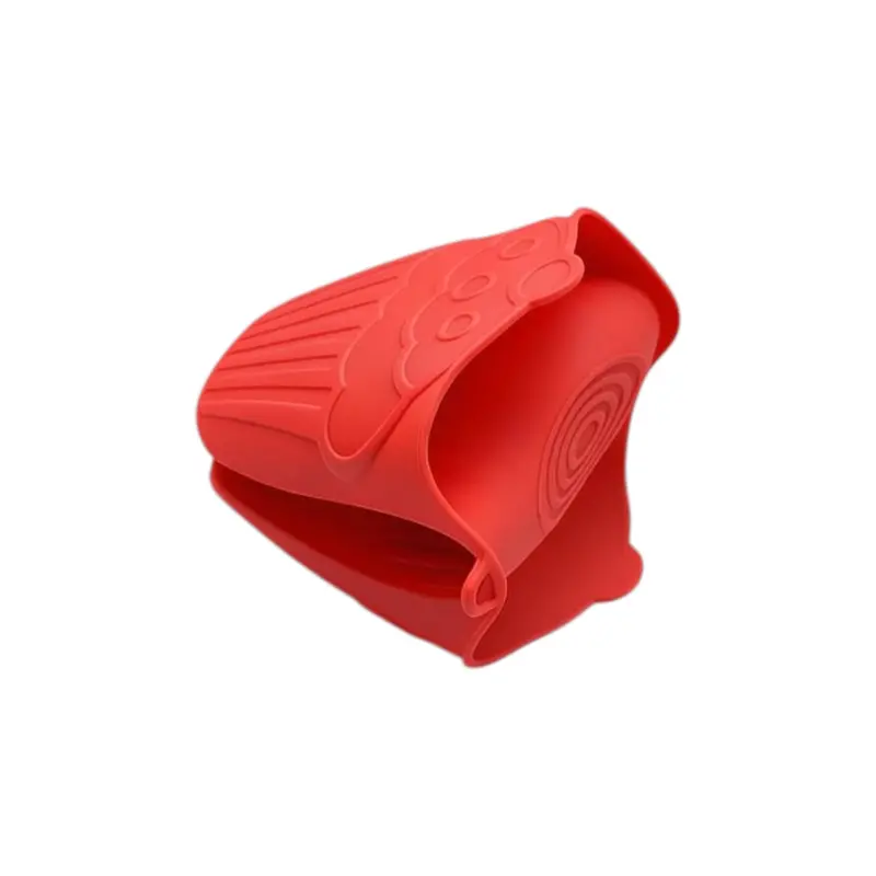 Red Silicone Mini Oven Mitt – Heat-Resistant Kitchen Helper 1