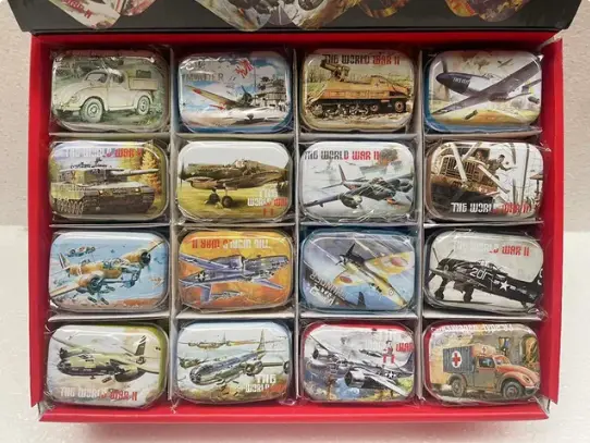 Retro Wwii-Themed Tin Storage Boxes – Decorative & Functional 1