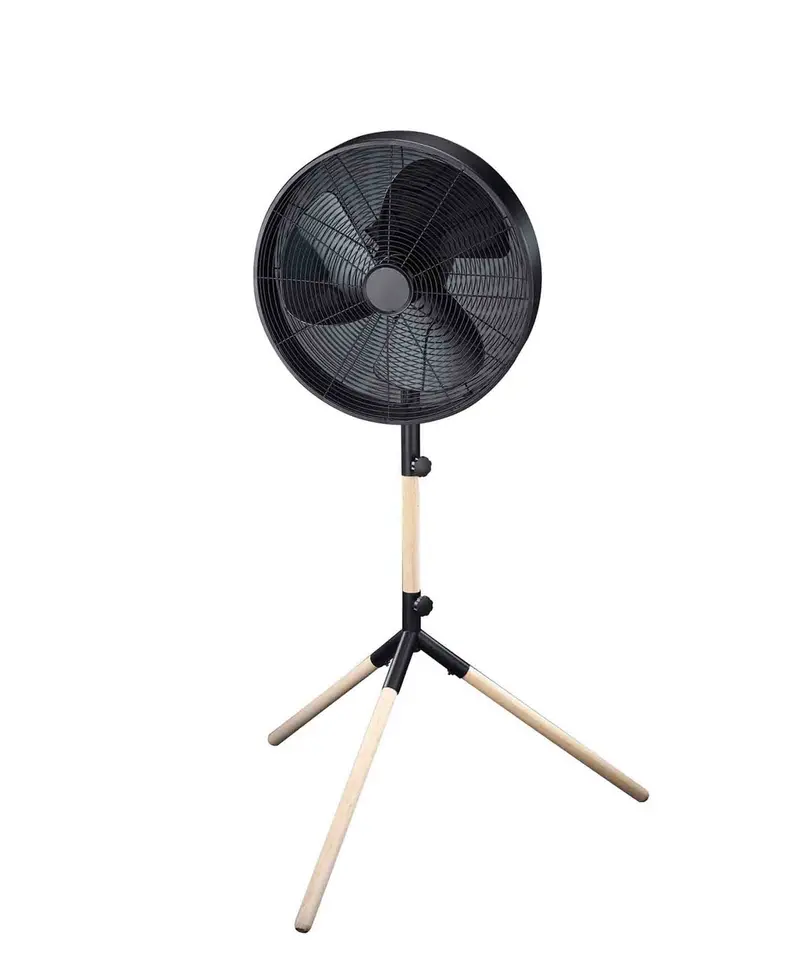 Russell Hobbs 16-Inch Metal Tripod Pedestal Fan – Matte Black Finish 1