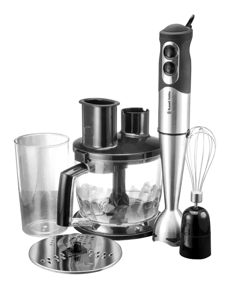 Russell Hobbs 500W Black Stick Blender & Accessory Set 1