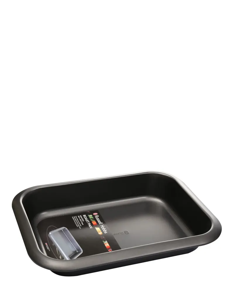 Russell Hobbs Classique Black Roasting Pan With Heavy-Duty Construction 1