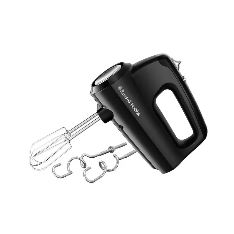 Russell Hobbs Desire Black Hand Mixer – 350W, 5-Speed Control 1