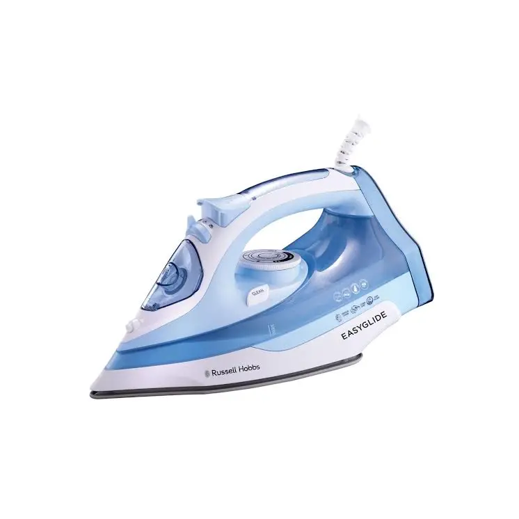 Russell Hobbs Easy-Glide Steam Iron – 2400W Blue Cordless-Ready Iron 1