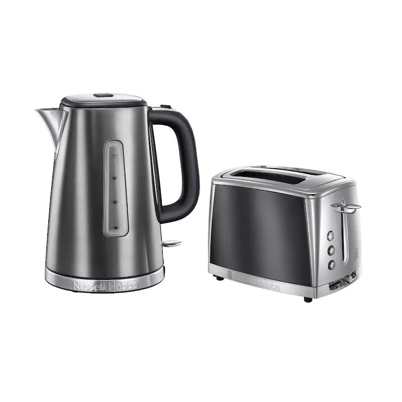 Russell Hobbs Luna Breakfast Pack – Moonlight Grey Appliance Bundle 1
