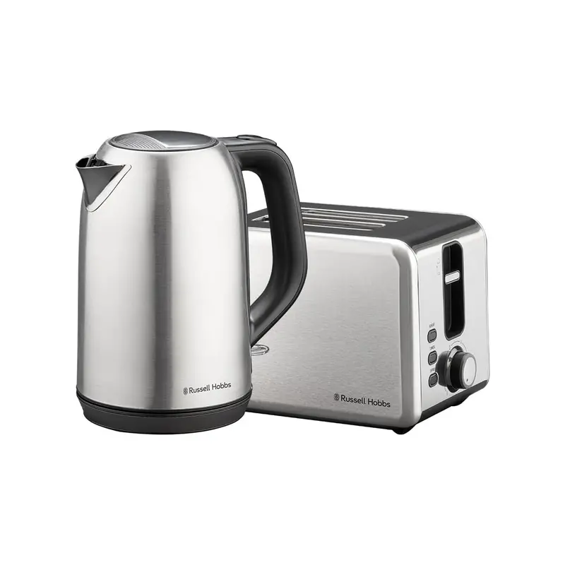 Russell Hobbs Stainless Steel Silver Breakfast Bundle 1