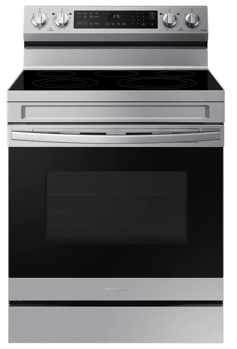 Samsung 6.3 Cu. Ft. Freestanding Electric Range With Air Fry & Wi-Fi (Ne63A6511Ss/Ac) 1