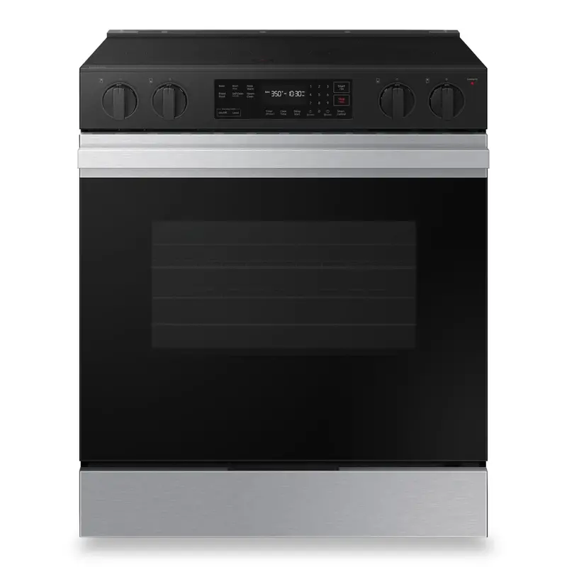 Samsung Nse6Dg8100Srac Bespoke 6.3 Cu. Ft. Smart Electric Range – Wi-Fi, Remote Diagnostics, Stainless Steel 1