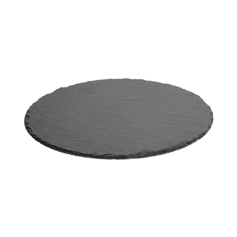 Secret De Gourmet 32Cm Black Rounded Slate Plate 1