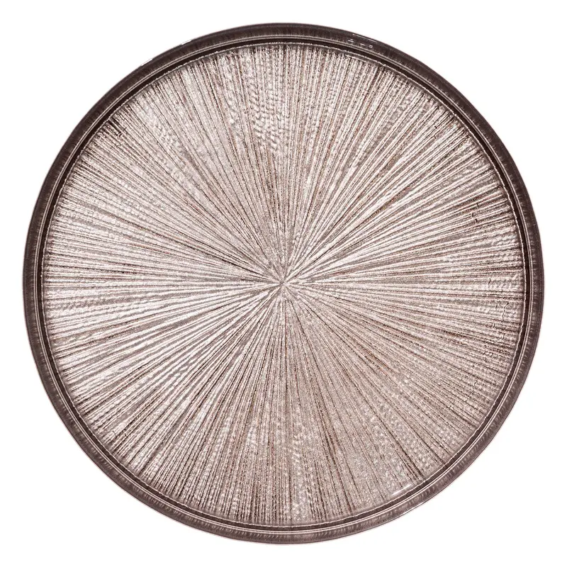 Secret De Gourmet Earth-Tone Dessert Plate – Rich Brown Finish 1