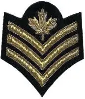 Sergeant Rank Mess Kit – Pair Of Official Canadian Forces Insignia 1
