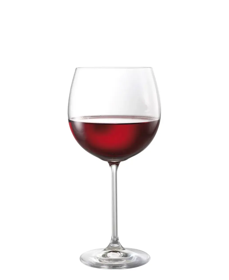Set Of Six Clear Wine Glasses (570Ml) – Bohemia Natalie 1