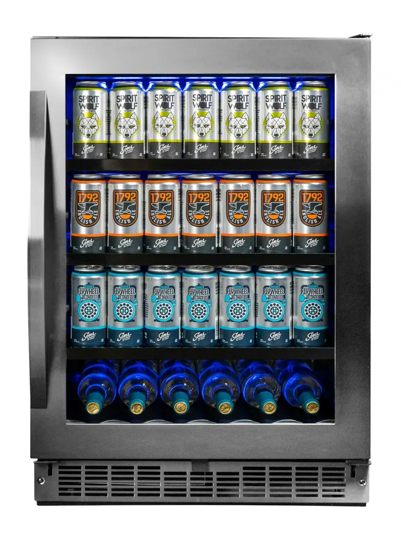Silhouette Ssbc056D3B-S 5.6 Cu. Ft. Stainless Steel Built-In Beverage Center 1