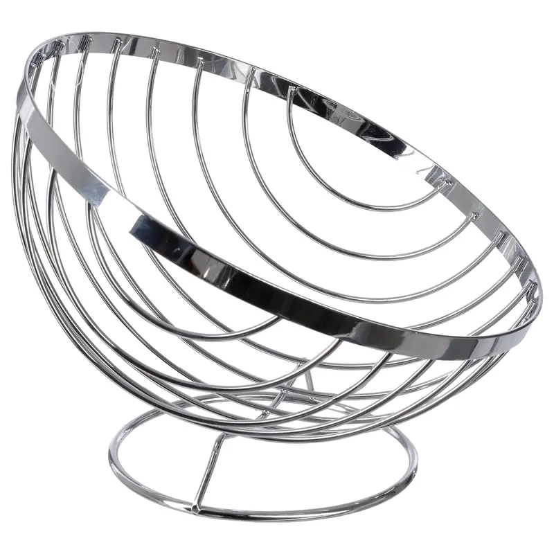 Silver Fruit Serving Basket – 26.5 Cm Diameter 1