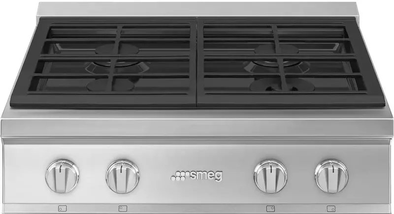Smeg Rtu304Gx Portofino 30" Stainless Steel Gas Cooktop 1