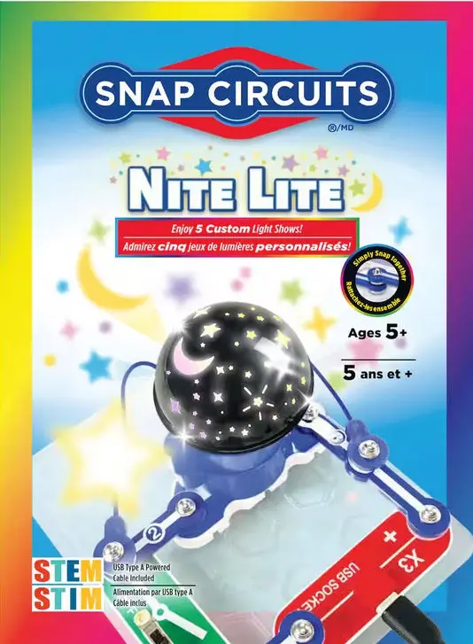 Snap Circuits Nite Lite Led Project Kit 1