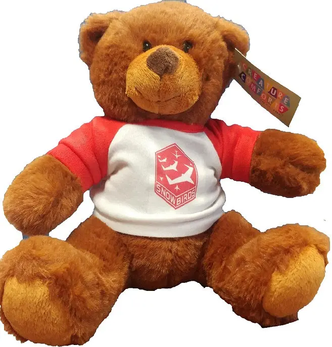 Snowbirds-Themed Bear Plush Toy 1