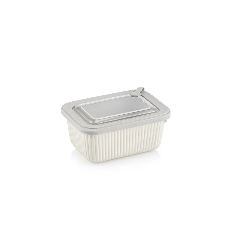 Softchef 1050Ml Rectangular Food Storage Container – Cream 1