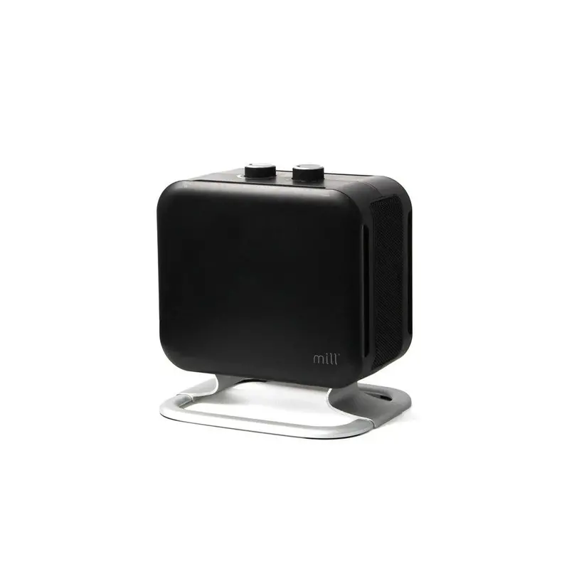 Solenco Mill Ptc Fan Heater – 1800 W, Matte Black Finish 1