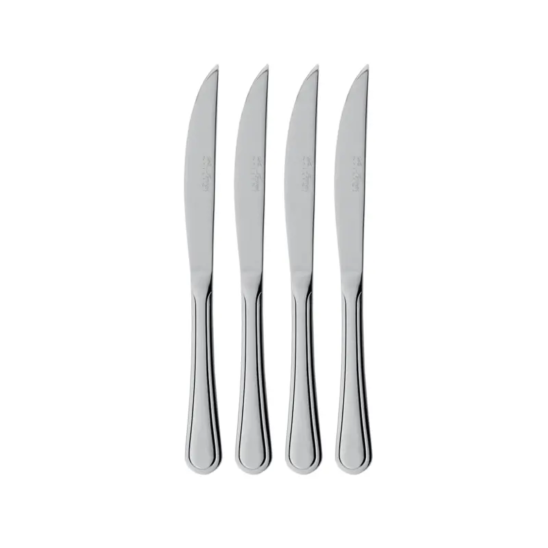 St. James Bristol 4-Piece Steak Knife Set – Precision-Engineered Silver Blades 1