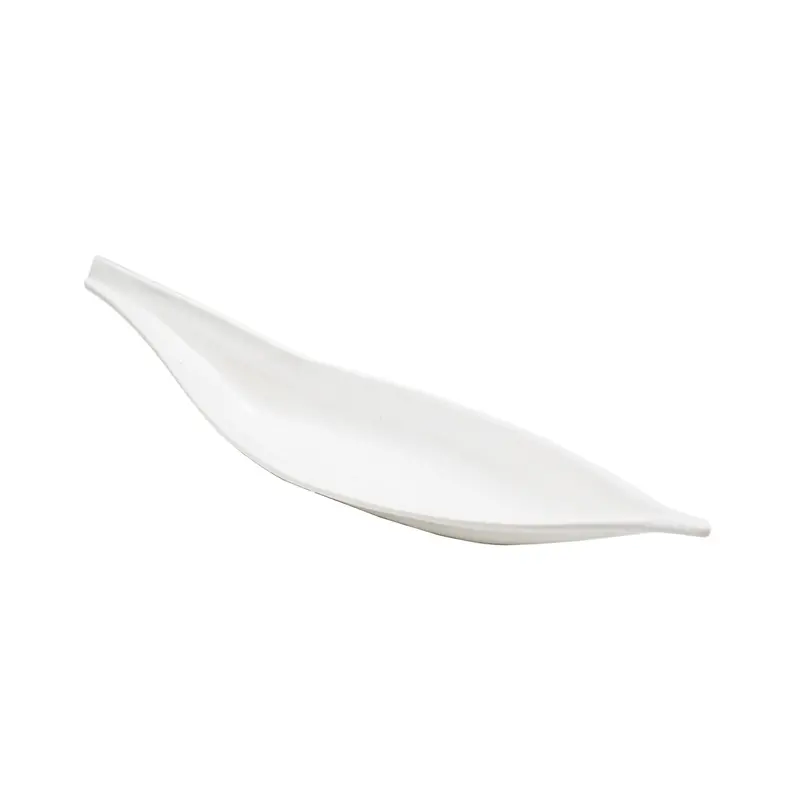 Symphony Standard Twist Serving Dish – Glossy White 1