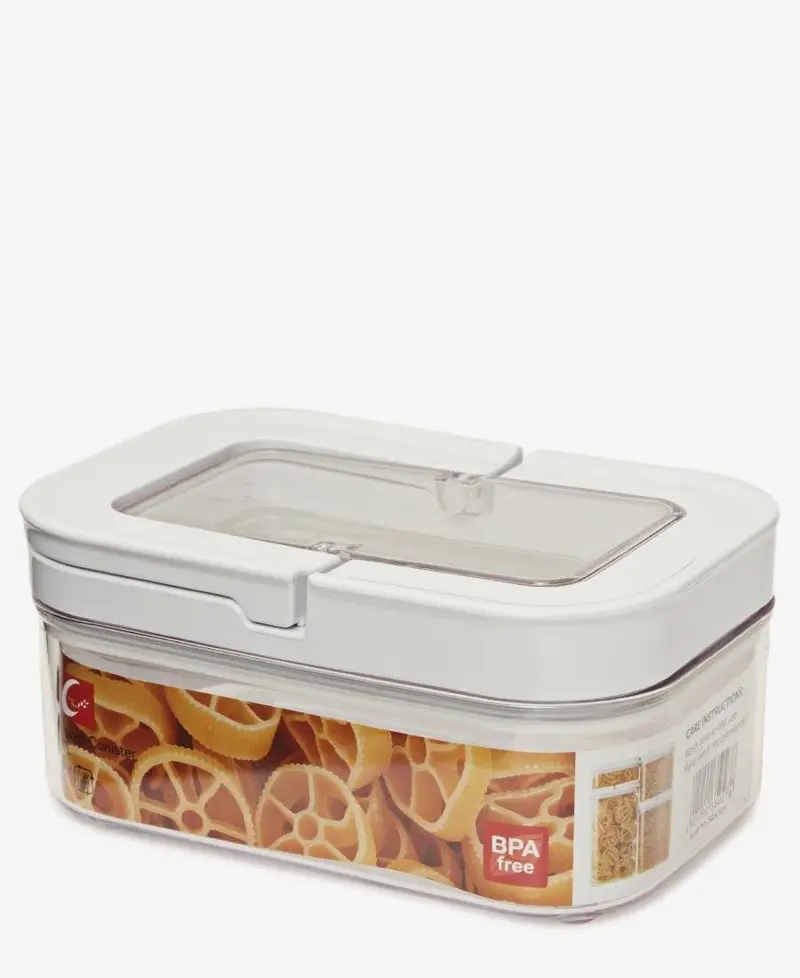 Table Pride 0.7L Airtight Flip-Lock Canister – Crisp White 1