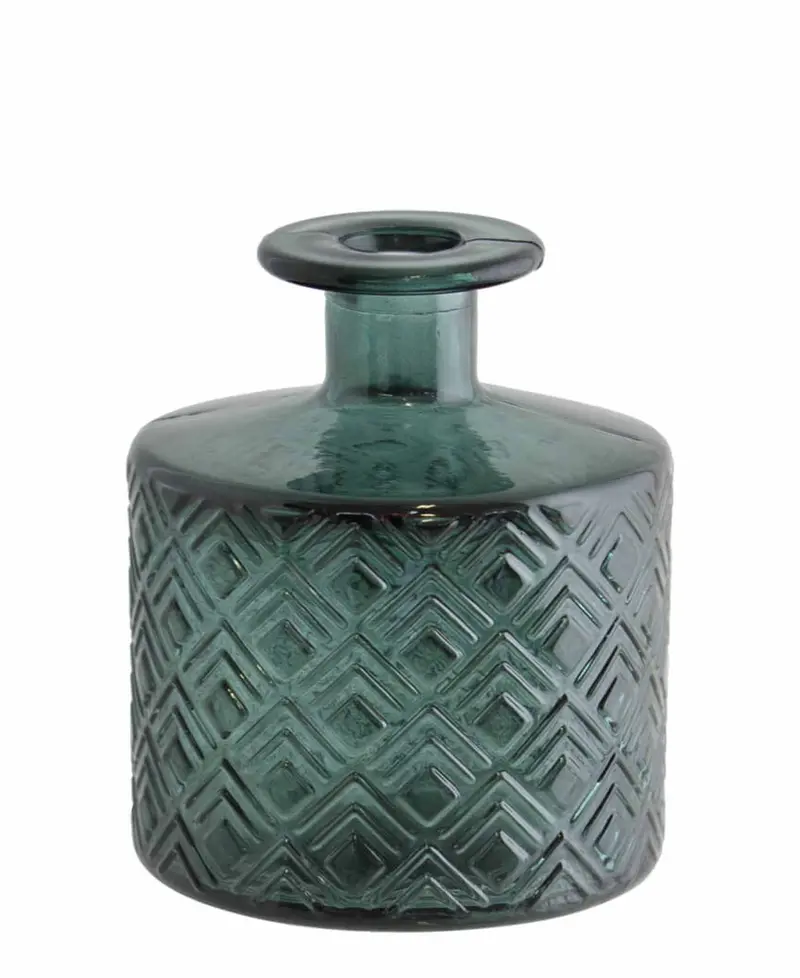 Urban Decor Storm Grey Bottle Vase – 12Cm Minimalist Table Accent 1