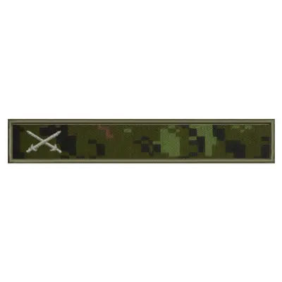 Velcro-Backed Cadpat Name Tag For Canadian Armed Forces (Army, Navy, Air Force) 2