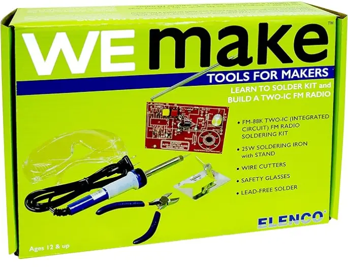 Wemake Fm Radio Soldering Kit With Tools Included 1