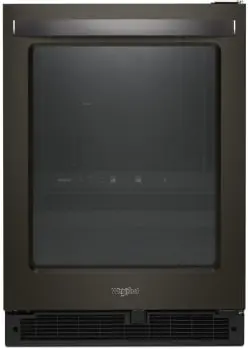 Whirlpool Wub50X24Hv 24-Inch Undercounter Beverage Refrigerator – 5.2 Cu. Ft., Black Stainless Steel Design 1