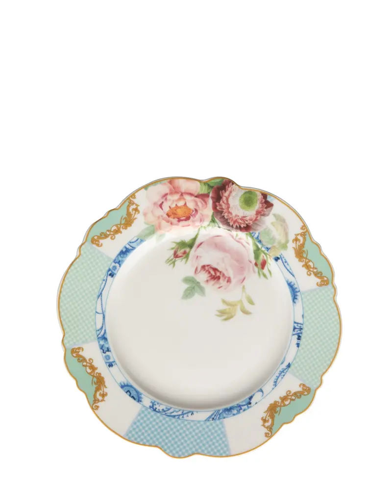 White Italian Rose Side Plate – Jenna Clifford Porcelain Accent Dish 1