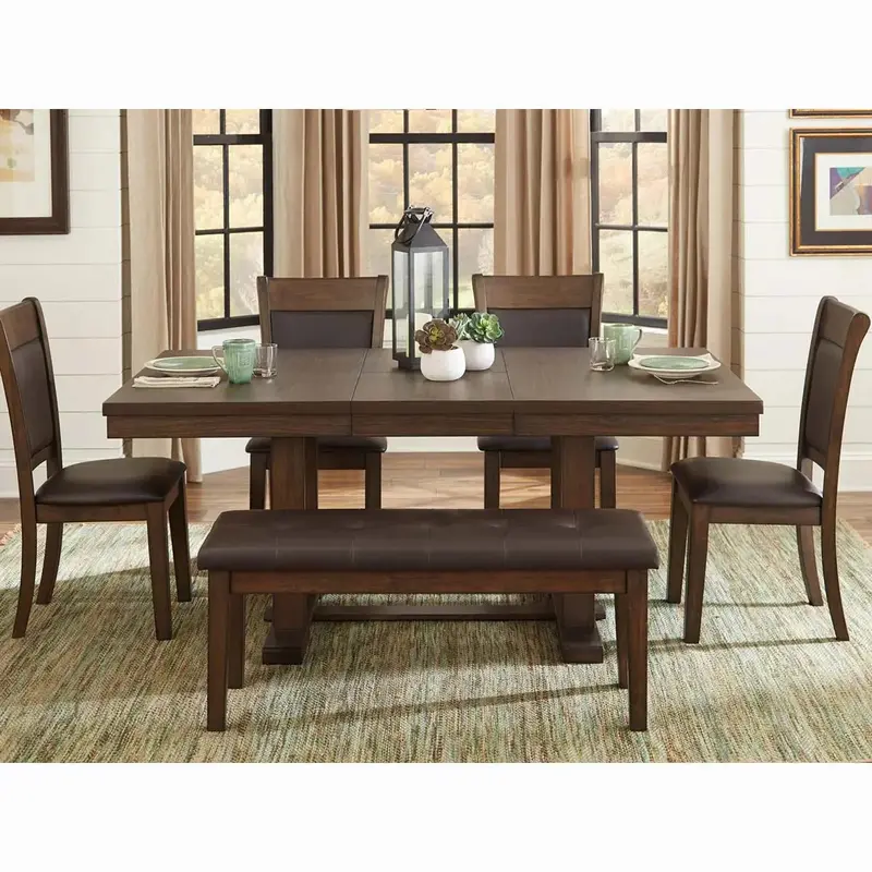 Wieland 6-Piece Dining Set – Sleek Profile, Durable Materials (Model 5614) 1